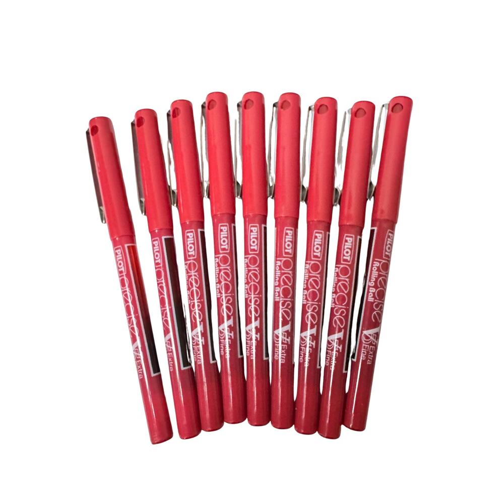9x pilot precise rolling ball v5 extra fine vintage lot pens